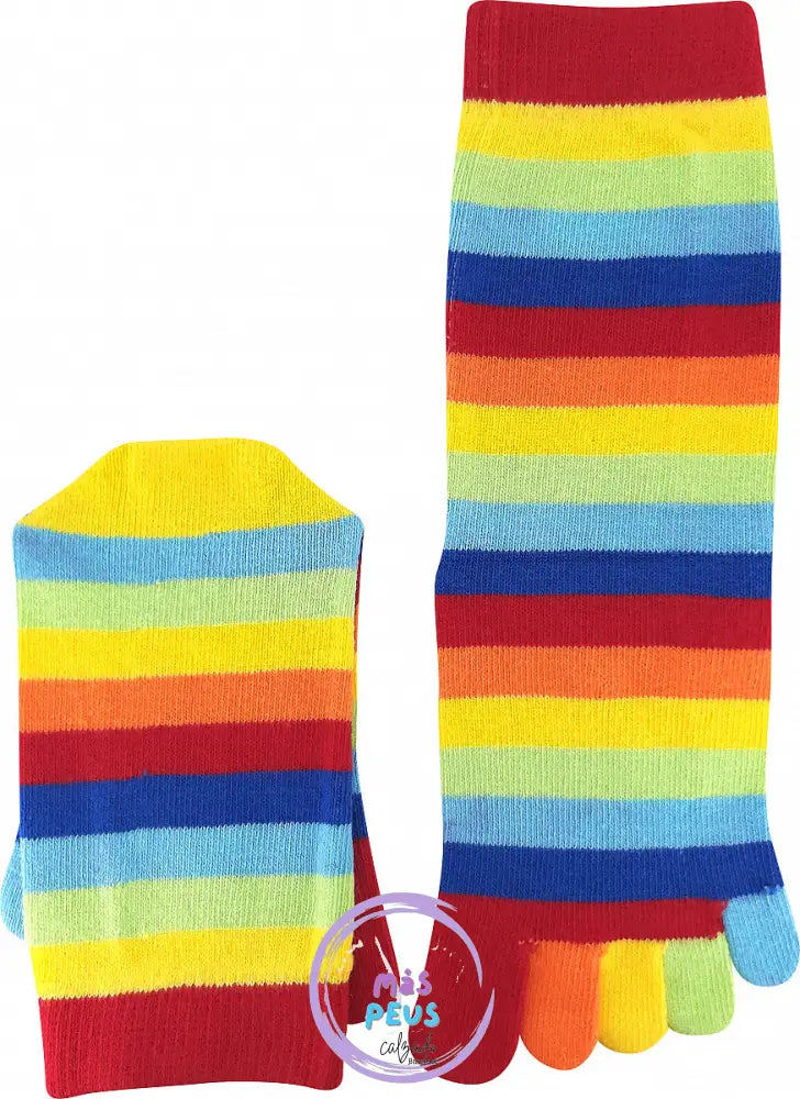 Calcetines Dedos Arcoiris