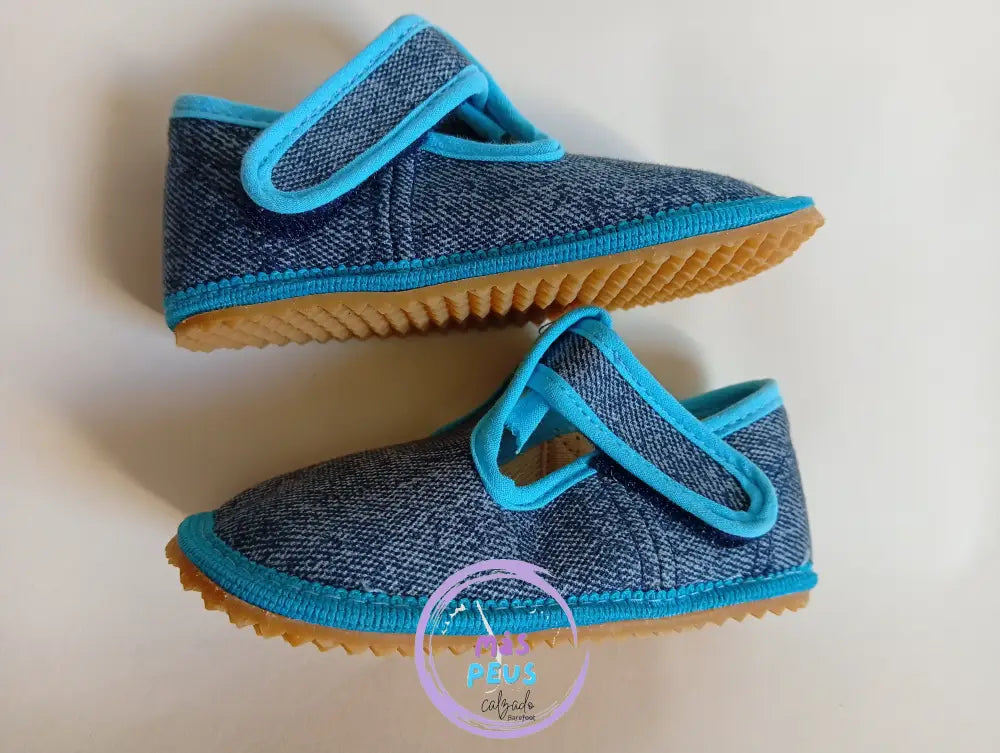 Pepitos Lona vaquero/turquesa