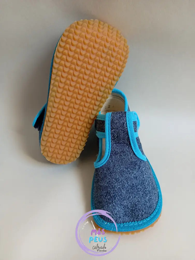 Pepitos Lona vaquero/turquesa