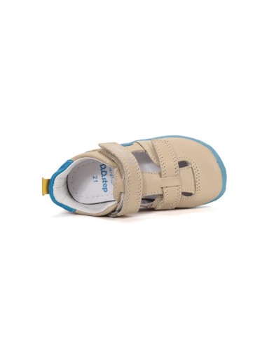 Sandalias de Piel Beige