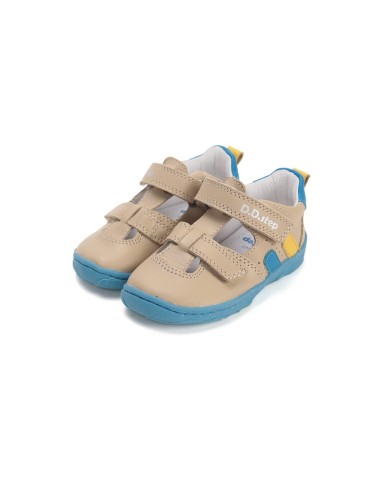 Sandalias de Piel Beige