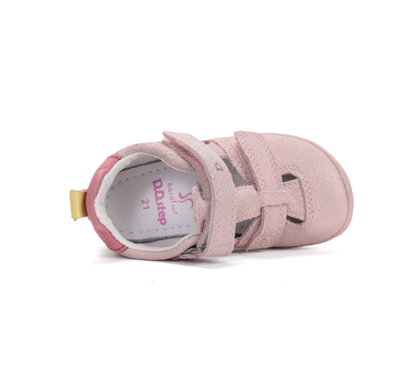 Sandalias de Piel Rosa