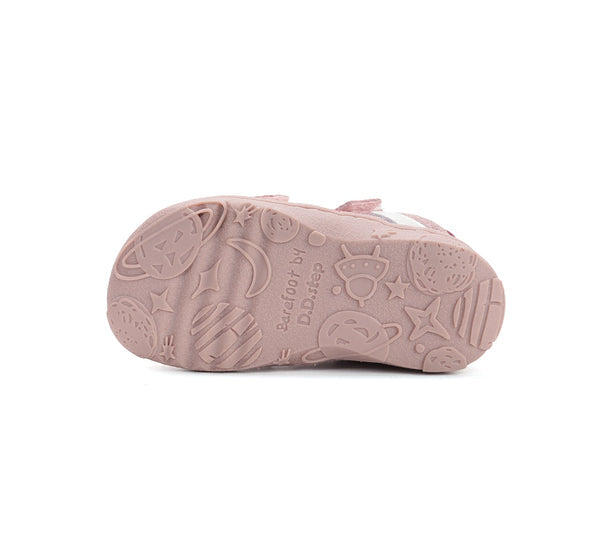 Sandalias de Piel Rosa