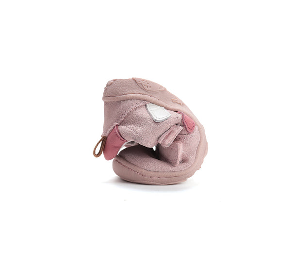 Sandalias de Piel Rosa