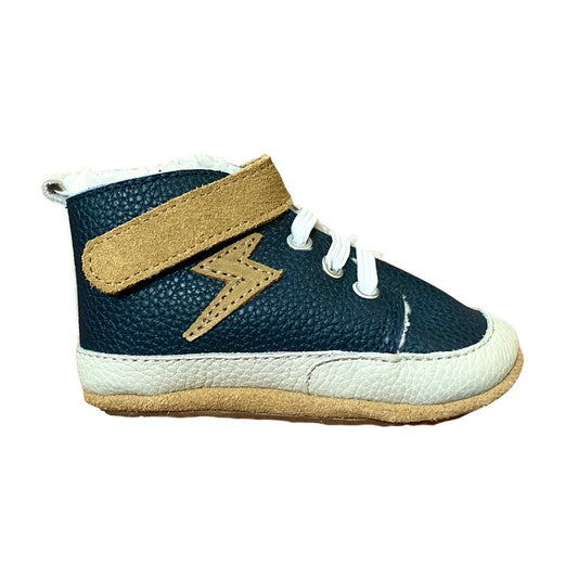 Zapatillas rayo con borreguito