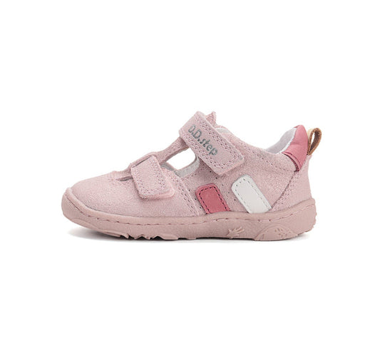 Sandalias de Piel Rosa